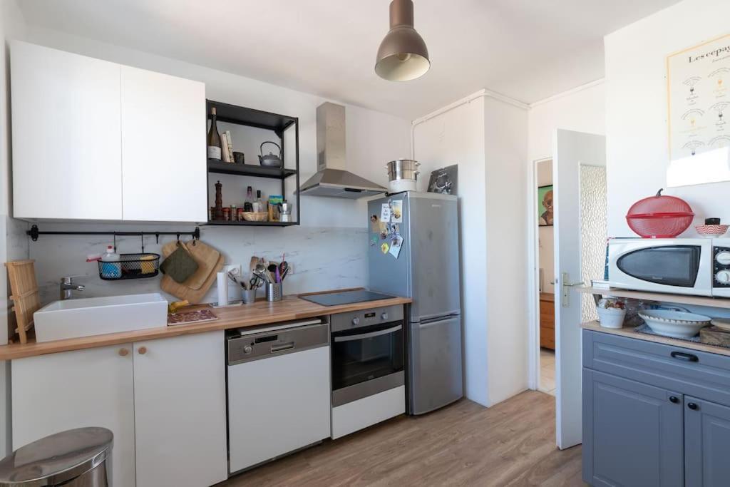 Cabana & Grand Appartement Cosy - Parking & Balcon Villefranche-sur-Saône Exterior foto