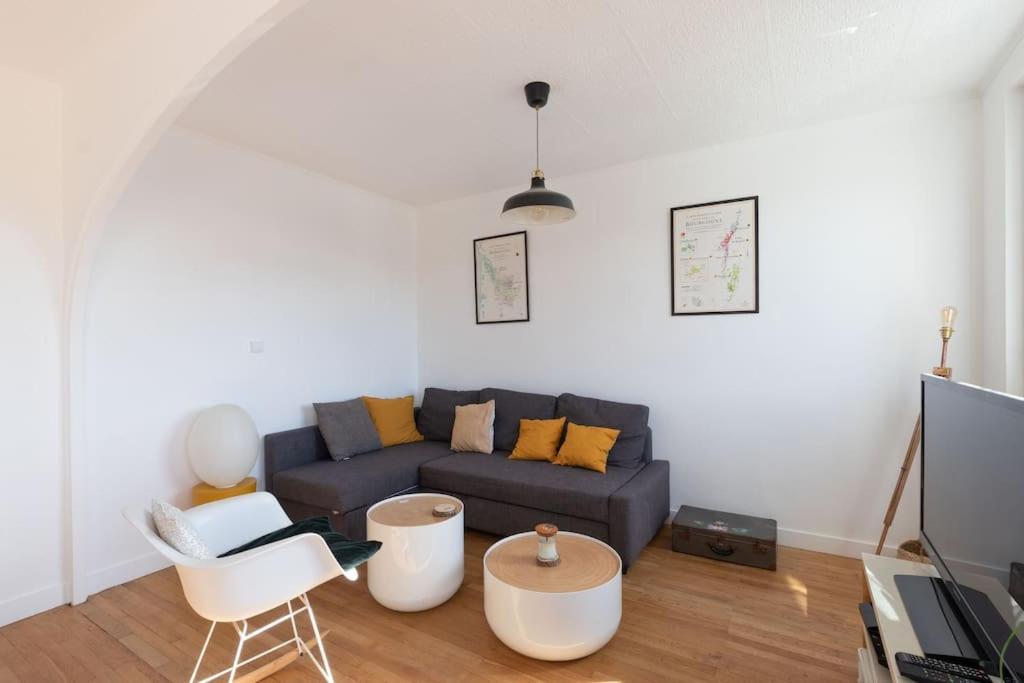 Cabana & Grand Appartement Cosy - Parking & Balcon Villefranche-sur-Saône Exterior foto